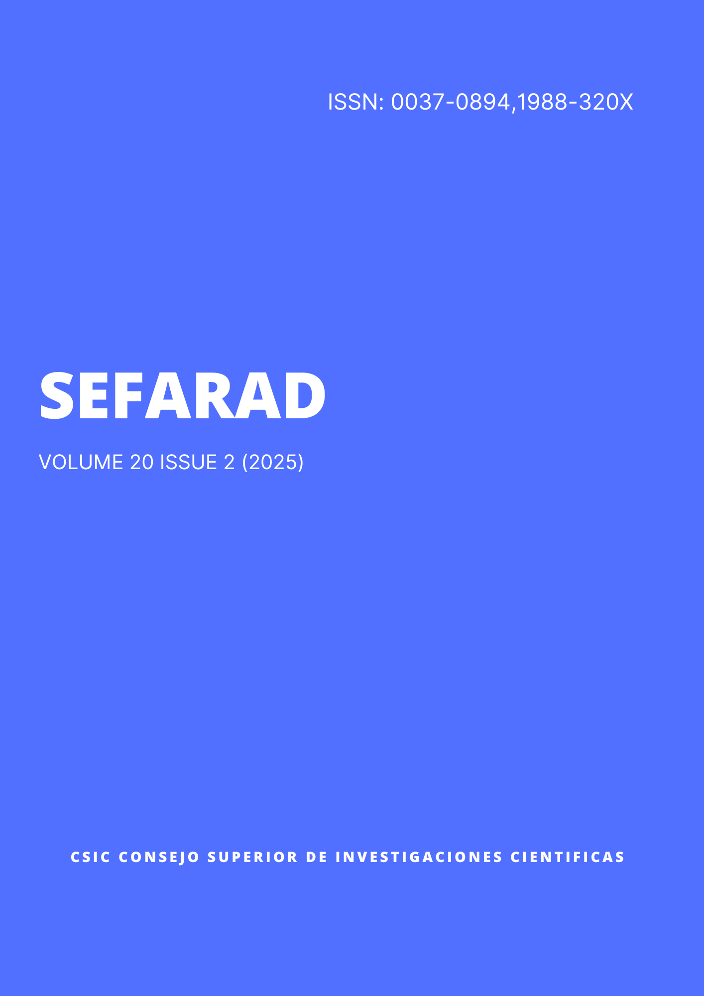 					View Volume 20, Issue 2 (2025)
				